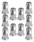 10 Capa Porca Belga Cromada Tampa Parafuso Roda 33/32 Mm