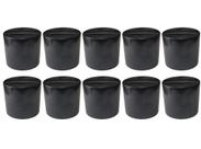 10 Capa Porca Grega Preta Mini Boliviana Caminhão 32/33mm 10 Capa Porca Grega Preta Mini Boliviana Caminhão 32/33mm