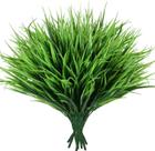 10 Capim Verde Vanila 35cm Folhagem Artificial Para Vaso 30cm