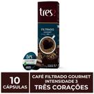 10 Cápsulas Três Corações, Café Filtrado Gourmet