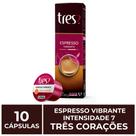 10 Cápsulas Três Corações, Café Vibrante (Intensidade 7)