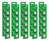 10 cartelas baterias pilha litio moeda 3v cr 2450 intelbras