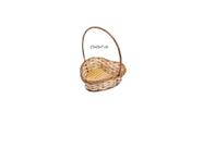 10 Cestas De Vime Coração Café Lanchonete Pães 21x07cm produto artesanal