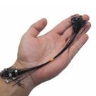 10 Chicote Leader De Pesca 22cm Empate Com Girador E Snap