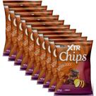 10 Chips Batata Doce Xtr 45g Churrasco Snack Crocante