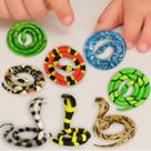 10 Cobras Borracha Serpente Naja Macia Brinquedo Realista