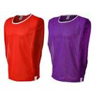 10 Coletes de Treino Divididos em Duas Cores (5 Vermelho + 5 Roxo)