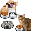 10 Comedouro Aço Inox Pote Cães Gatos Antiderrapante 240ml