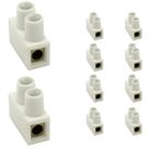 10 Conector Borne Fêmea 1 Via 41A Steck S71362 6,00mm