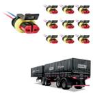 10 Conector Chicote Lanterna LED Lateral Noma 2 vias