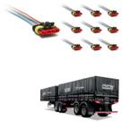 10 Conector Chicote Lanterna LED Lateral Noma 5 vias