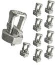 10 Conector Parafuso Fendido Split-bolt 35mm