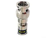 10 conectores bnc de compressao hd 4mm