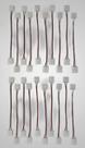 10 Conectores Fita LED 8mm 2 Vias