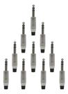 10 Conectores Plug P10 Stereo Ninja Metal Sa2x Santo Angelo 10 Conectores Plug P10 Stereo Ninja Metal Sa2x Santo Angelo