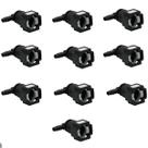 10 Conectores Quick Engate Rápido 5/16 X 1/4 90 PAB