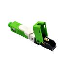 10 conectores sc apc ecs250d click verde