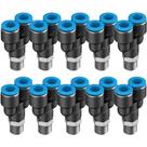 10 Conexão em Y Engate Rápido Rosca 1/8 Tubo 8mm