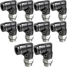 10 Conexão Engate Rápido Cotovelo Rosca 1/2 Tubo 10mm