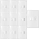10 conjunto interruptor simples 10a sleek margirius