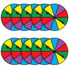 10 conjuntos Game Spinner Wheel Chivao com tabuleiro de matemática apagável