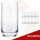 10 Copo de Vidro Lights Transparente 300ML Nadir Long Drink 10 Copo de Vidro Lights Transparente 300ML Nadir Long Drink