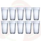 10 Copo de Vidro Long Drink Americano 450ML Nadir Bebidas