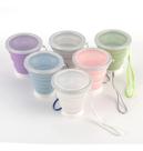 10 Copo Silicone Dobrável Reutilizável Ecológico 320ml