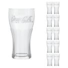 10 Copos de Vidro 470ml Contour Coca Cola Cristal Luxo Nadir