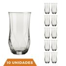 10 Copos Ópera Vidro Transparente Redondo 360ml Durável Nadir 10 Copos Ópera Vidro Transparente Redondo 360ml Durável Nadir