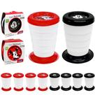 10 Copos Portátil Minnie Mickey Lembrancinha Festa Infantil
