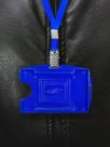 10 Cordões + 10 Protetores de Crachá Azul Royal