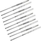10 Corrediça Telescópica Reforçada 30cm 45kg Trilho