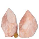 10 Cristal Rosa Pé e Bico Serrado 500 a 600g Aprx12cm Tipo B