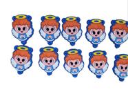 10 Cruz 10 Entremeio Anjo de Borracha 4 cm Baby Infantil Azu