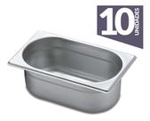 10 Cubas Inox 1/4 100m - Gourmet Mix Coral-claro