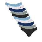 10 Cuecas Tradicional Básica Modelo Slip Light Zorba Em Cotton Algodão