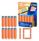 10 dardos refil nerf n series laranja lisa hasbro f8636