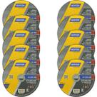 10 discos corte 07x1/16 standard norton 180mm aço inox 10 discos corte 07x1/16 standard norton 180mm aço inox
