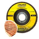 10 Discos Lixa Flap 4.1/2 Grão 60 Classic Basic Beltools