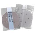 10 Discos Lixa Seco Pratik AR215 6" - 152.4mm 6 Furos com tiras autocolantes G180