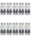 10 Disjuntores Easy9 50A Bifásico 230V 3kA