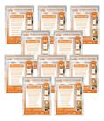 10 Display Rígido Mural Avisos Acrílico Transparente Adesivos