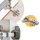 10 Dobradiças Reta 35mm Pistão Clip-on Para Móveis, Armários 10 Dobradiças Reta 35mm Pistão Clip-on Para Móveis, Armários