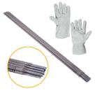 10 Eletrodo E6013 2,50 mm + Par de Luva Vaqueta Para Inversora Solda MMA Multiuso Aço Metal Metalon 10 Eletrodo E6013 2,50 mm + Par de Luva Vaqueta Para Inversora Solda MMA Multiuso Aço Metal Metalon