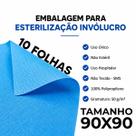 10 Embalagem Sms 90x90 50 Gramas Involucro P/Esterilização