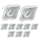10 Embutido No Frame Ar70 Quadrado Recuado Save Energy 10 Embutido No Frame Ar70 Quadrado Recuado Save Energy