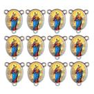 10 Entremeio Nossa Senhora Auxiliadora Oval Montagem Terços