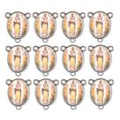 10 Entremeio Nossa Senhora Salete Oval para Montagem Terços