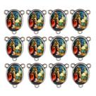 10 Entremeio Rainha da Paz Oval para Montagem de Terços